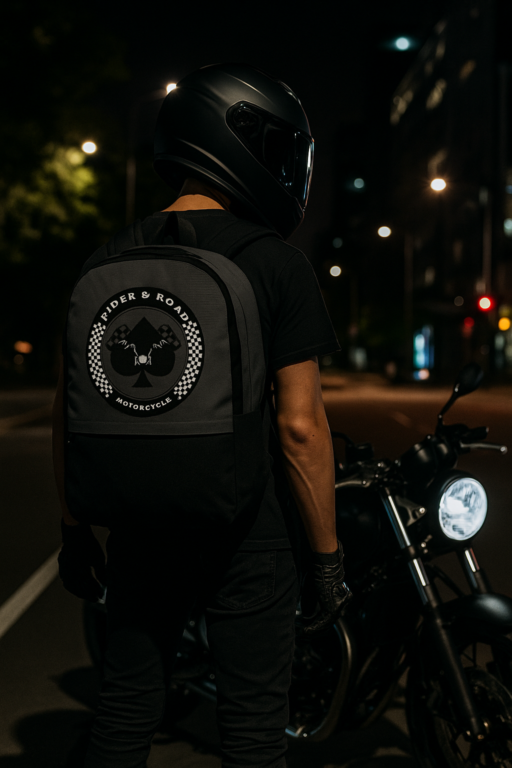 Backpack By Rider&Road "Ace of Spades"