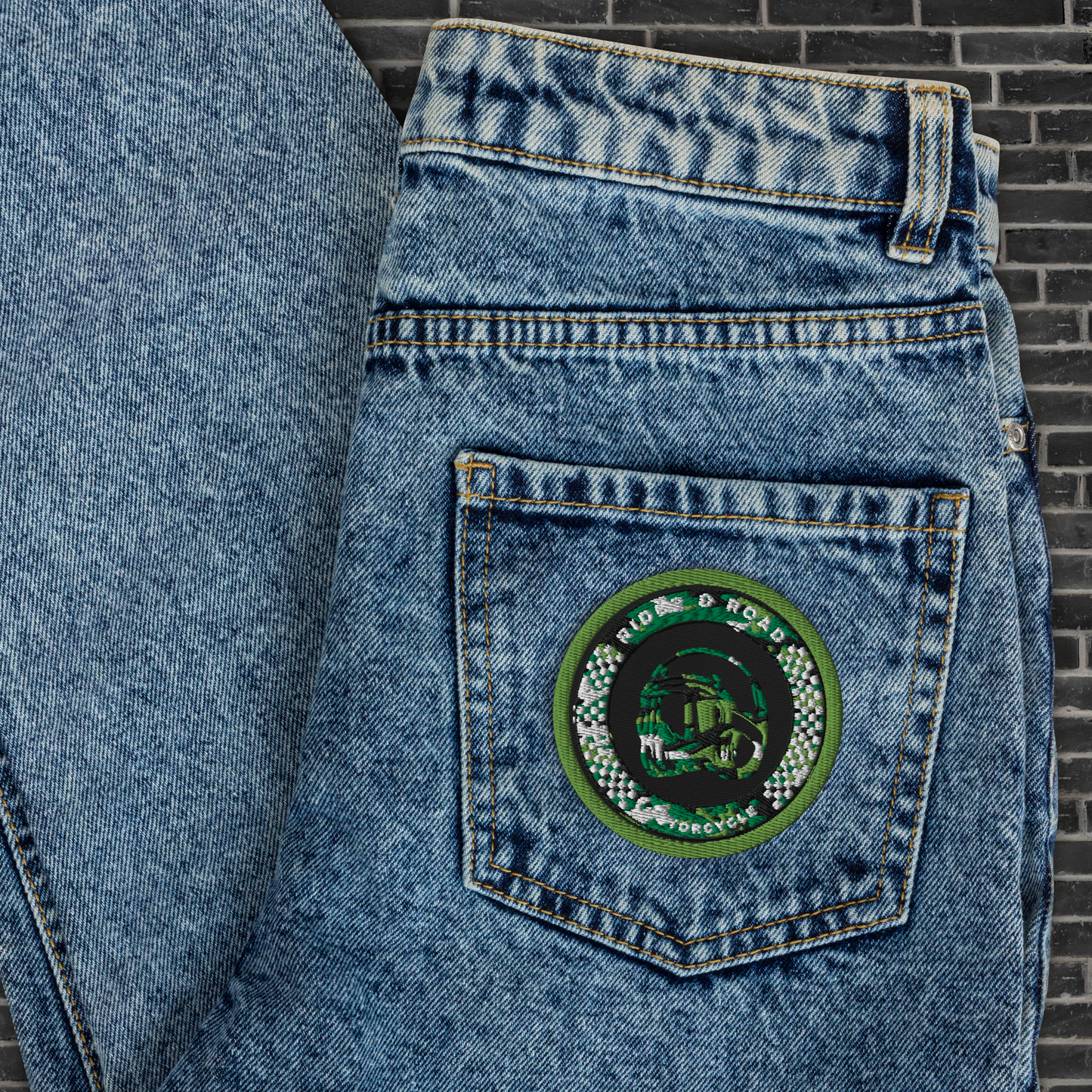Patch Rider&Road Motorcycle "Camo Forest"