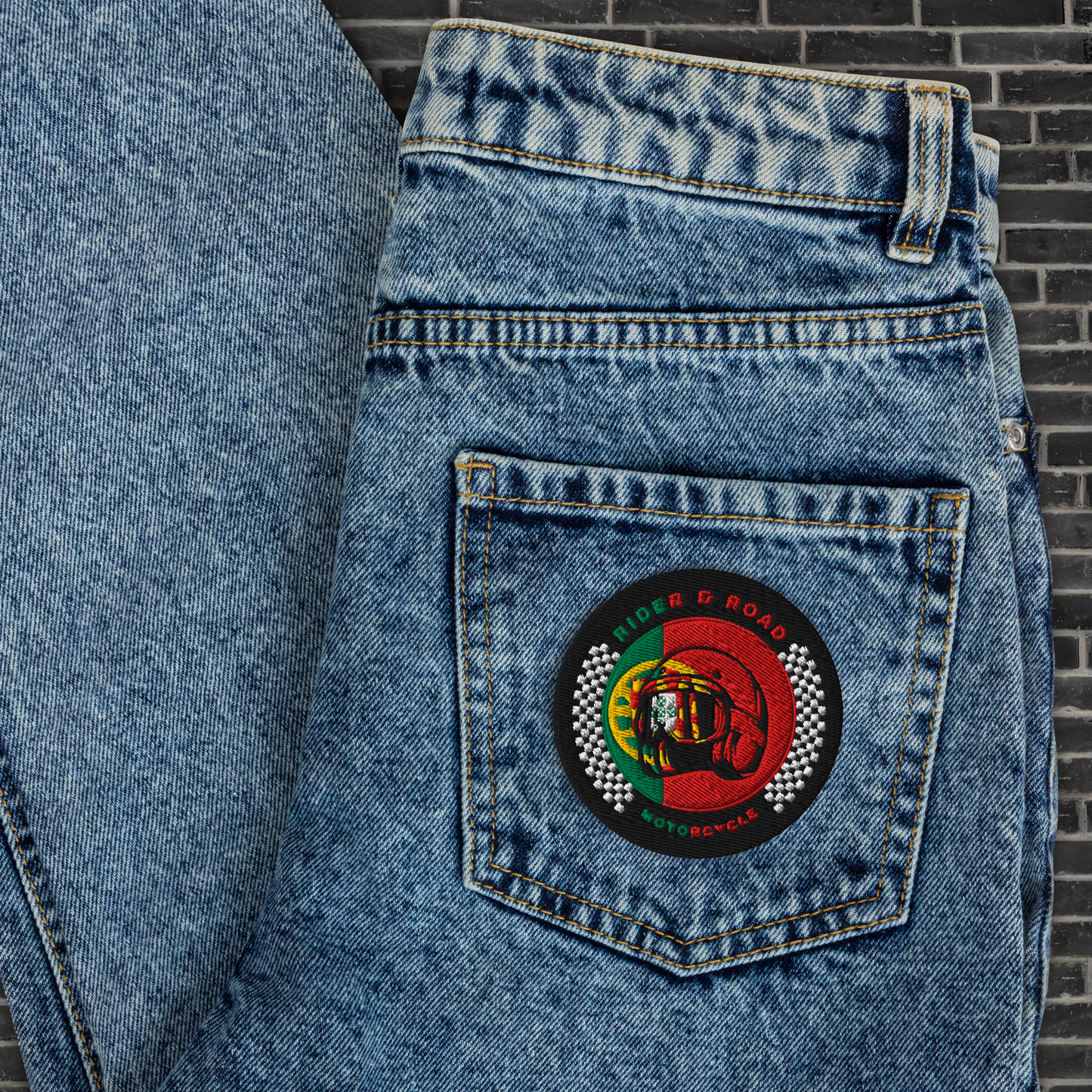 Patch Rider&Road Motorcycle "Portugal"