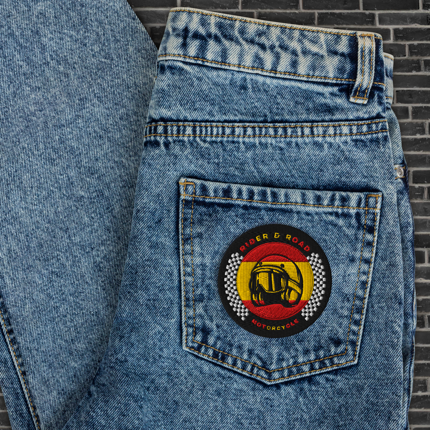 Patch Rider&Road Motorcycle "Spain"