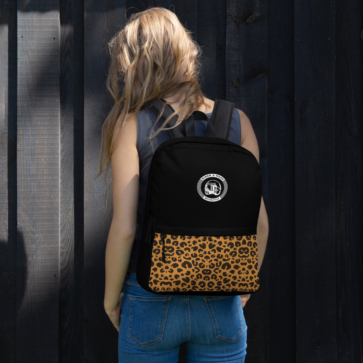 Backpack By Rider&Road "Leopard&Black"