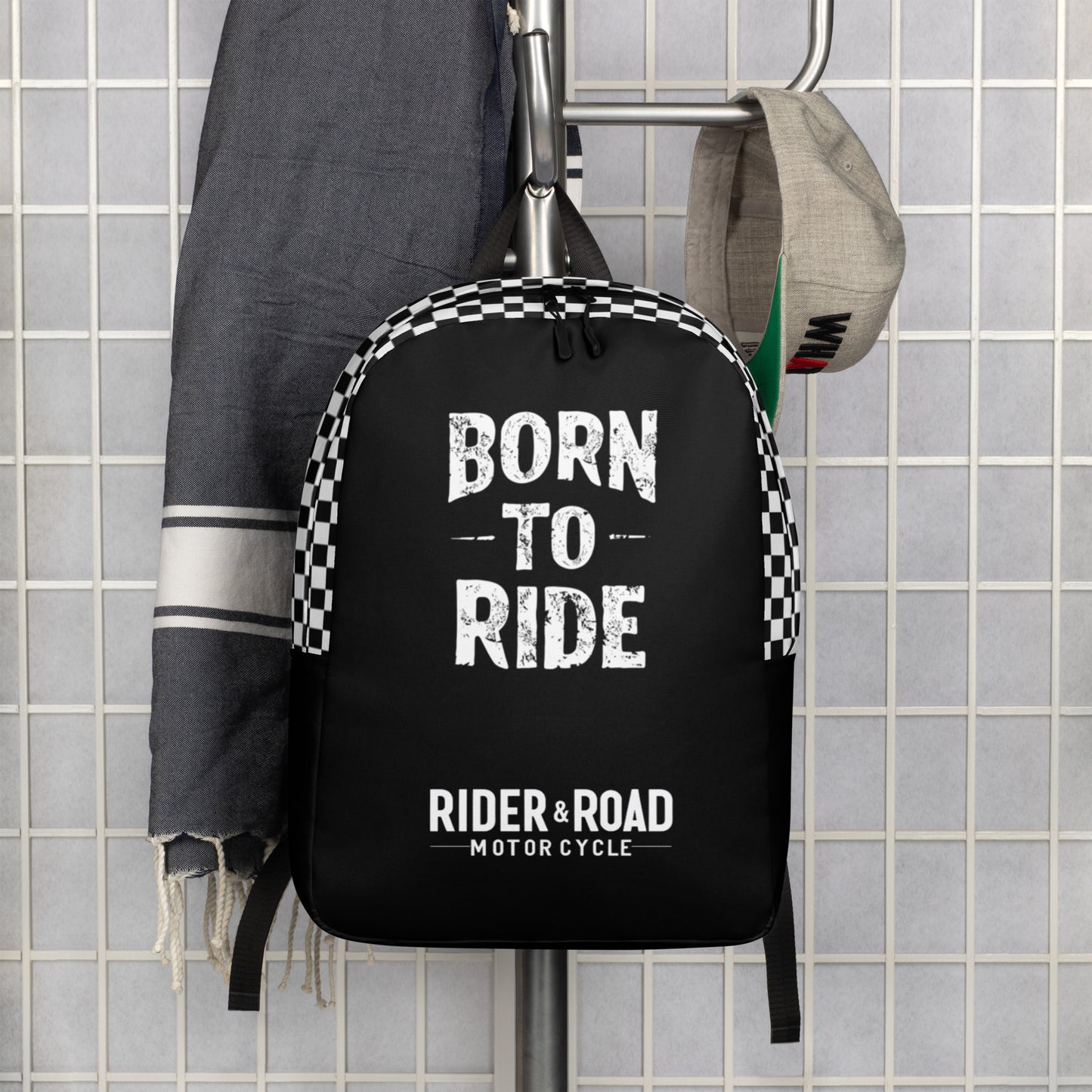 Backpack By Rider&Road "Born To Ride"