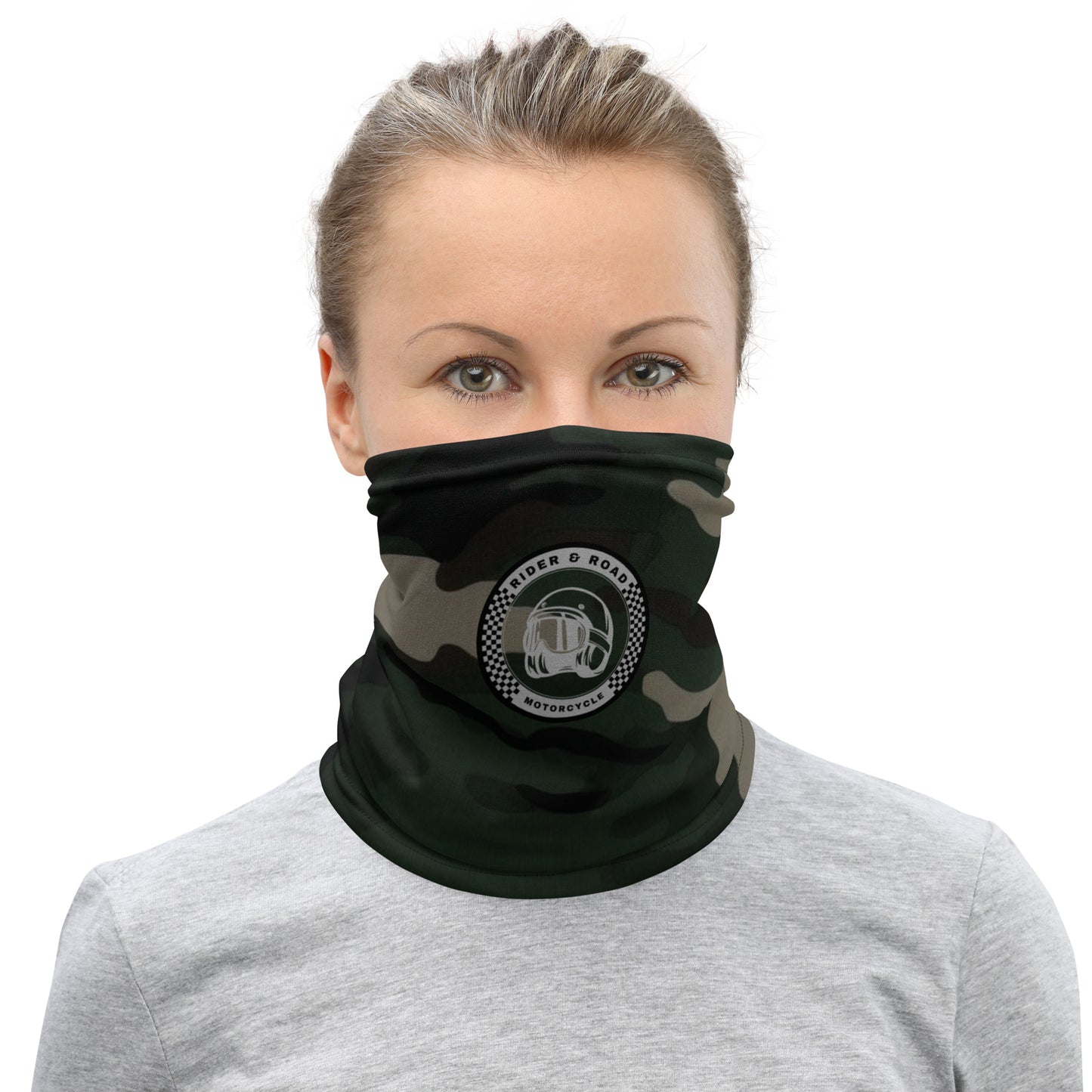 Neck Gaiter By Rider&Road "Camo Forest"