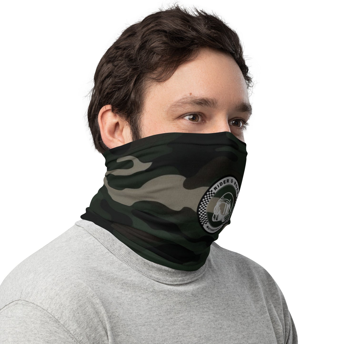 Neck Gaiter By Rider&Road "Camo Forest"