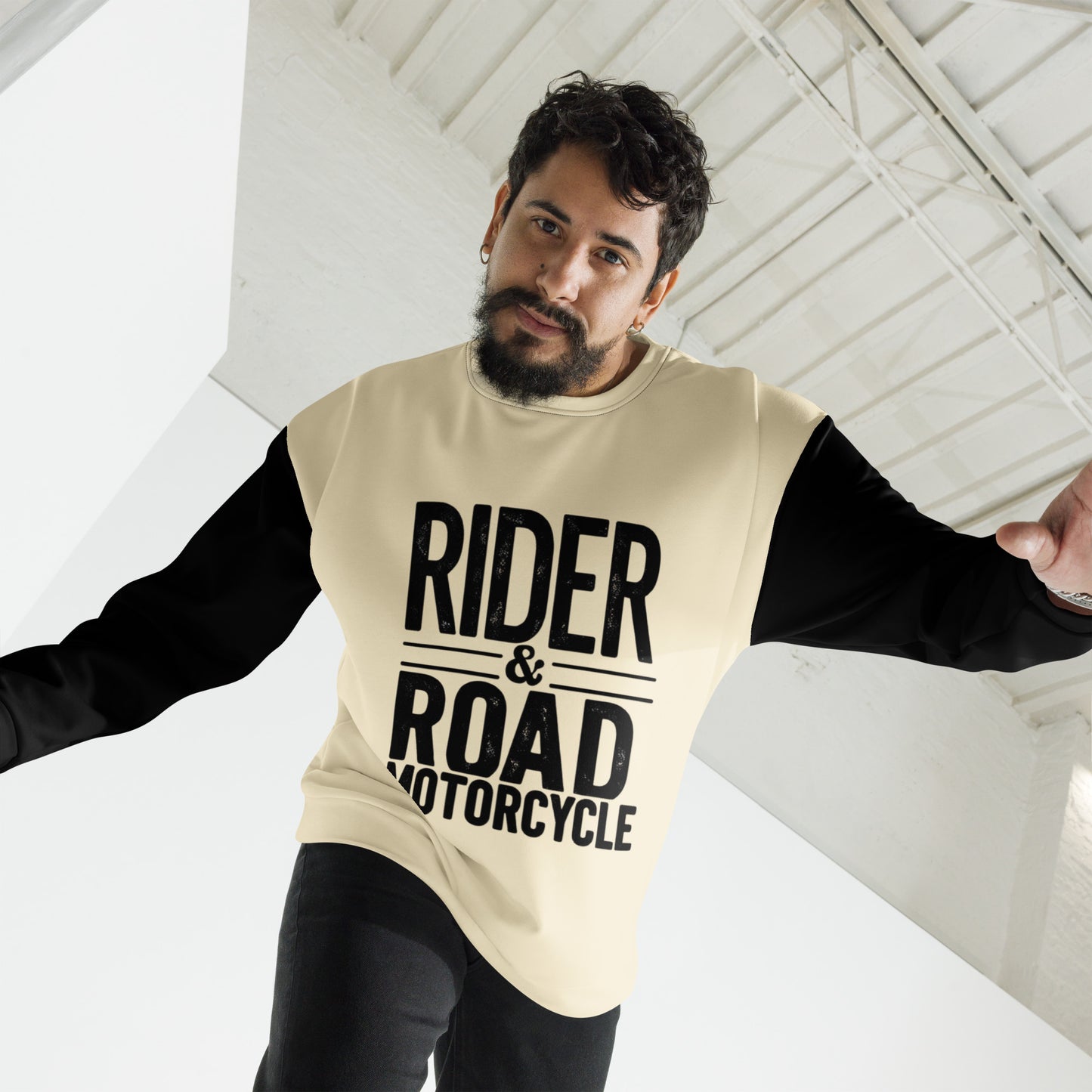 Sweatshirt By Rider&Road "Beige"