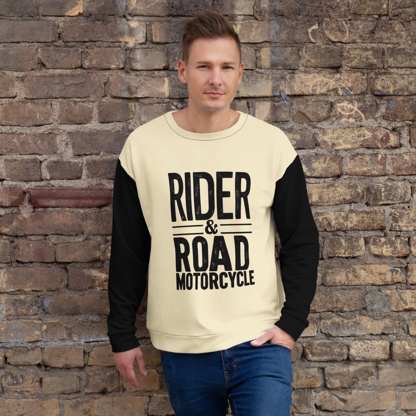 Sweatshirt By Rider&Road "Beige"