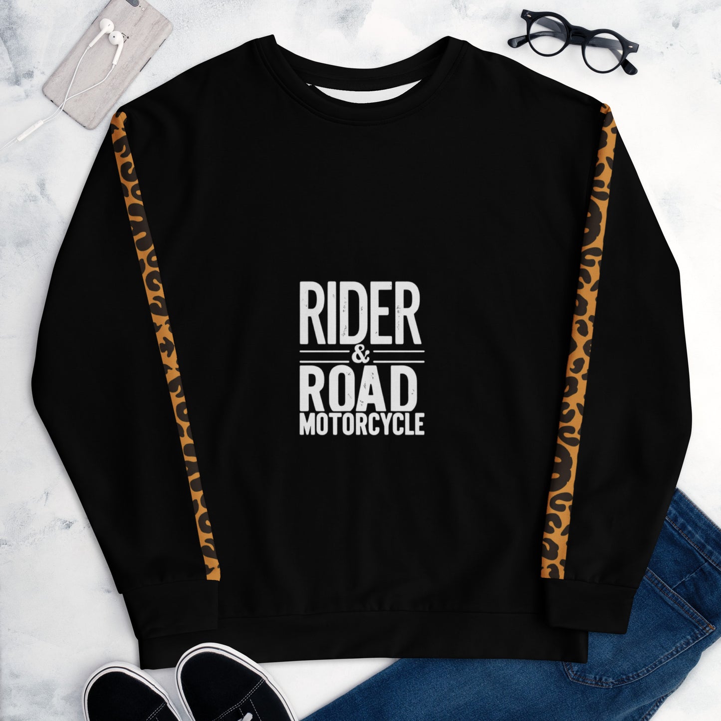 Sweatshirt By Rider&Road "Leopard"
