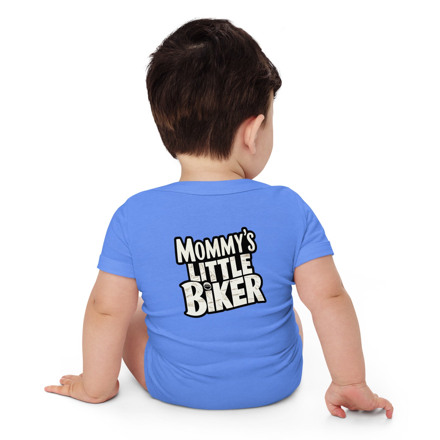 Baby short sleeve one piece By Rider&Road "Mommy`s Little Biker" Nº1