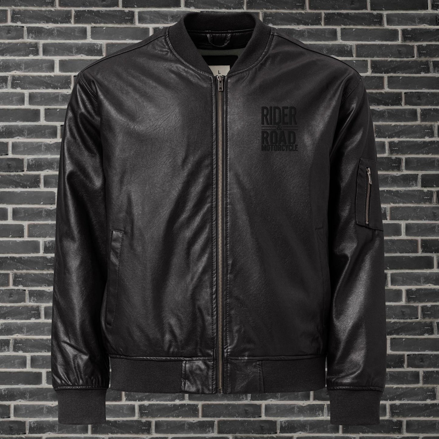 Leather Bomber Jacket By Rider&Road "Lady Racer"