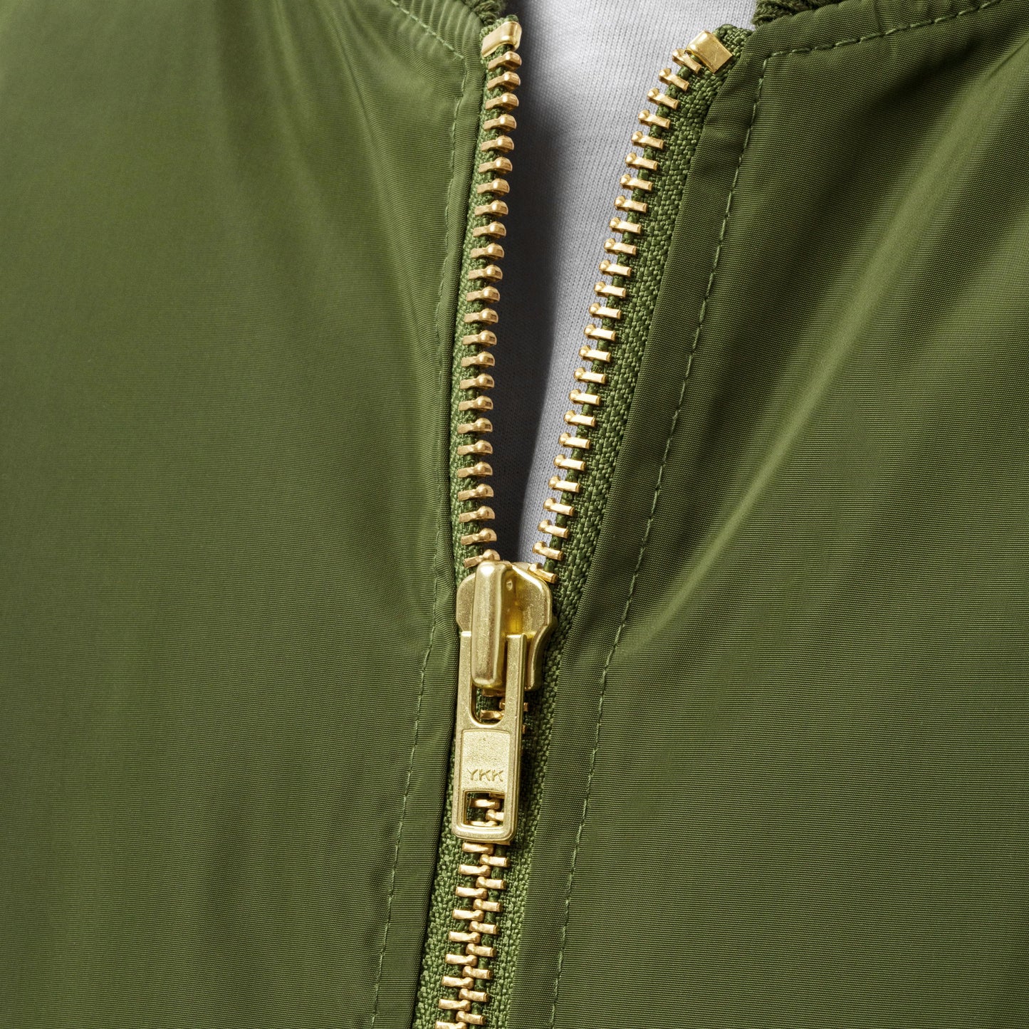 Premium bomber jacket By Rider&Road "Brotherhood" - Green&Black