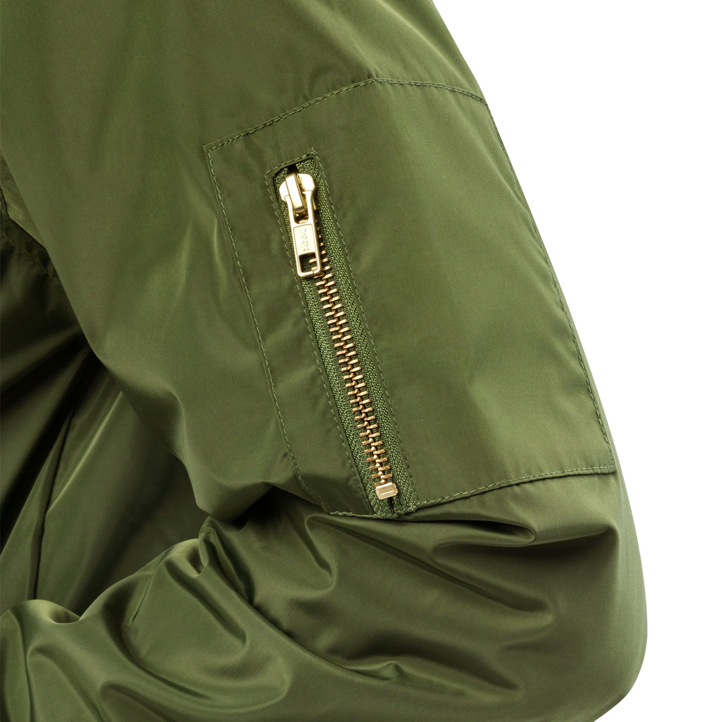 Premium bomber jacket By Rider&Road "Brotherhood" - Green&Black