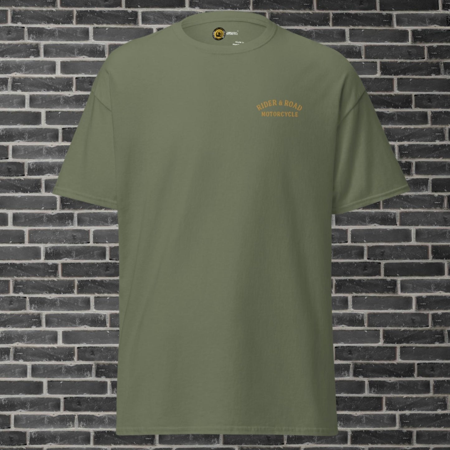 Men's cotton t-shirt By Rider&Road "Cafe Racer Spirit"