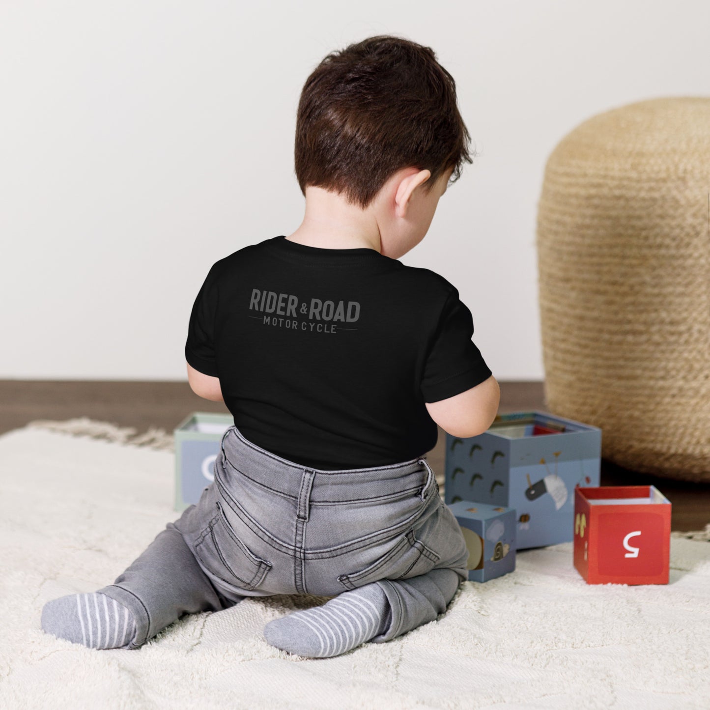 Toddler Short Sleeve Tee By Rider&Road "Baby Dog"