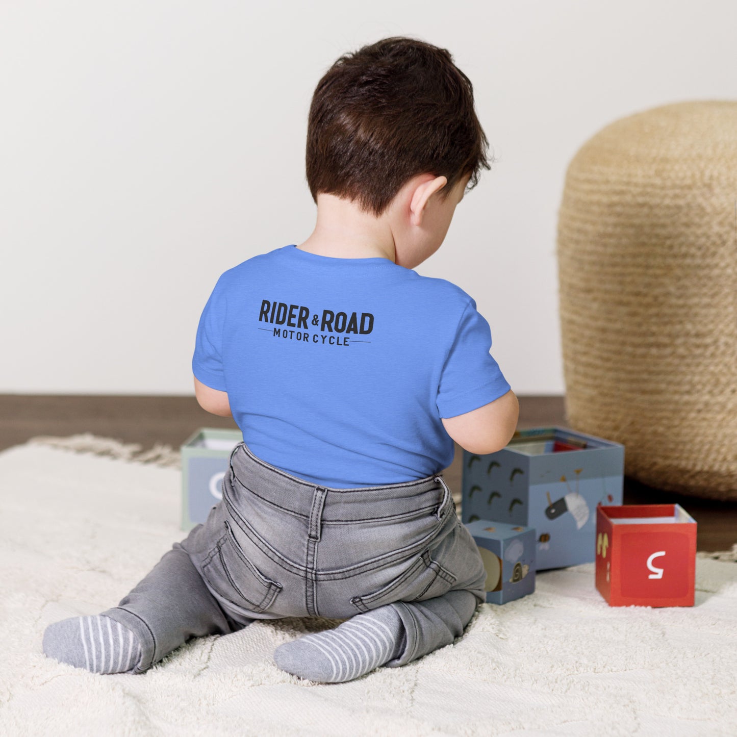 Toddler Short Sleeve Tee By Rider&Road "Baby Dog"