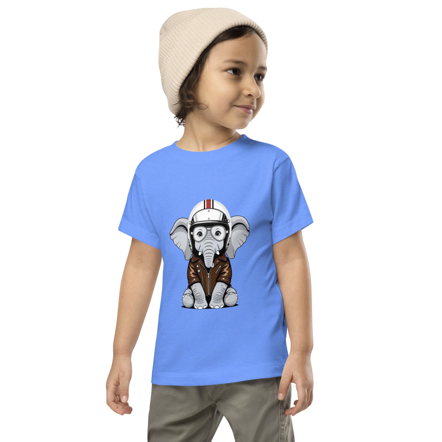 Toddler Short Sleeve Tee By Rider&Road "Baby Elephant"