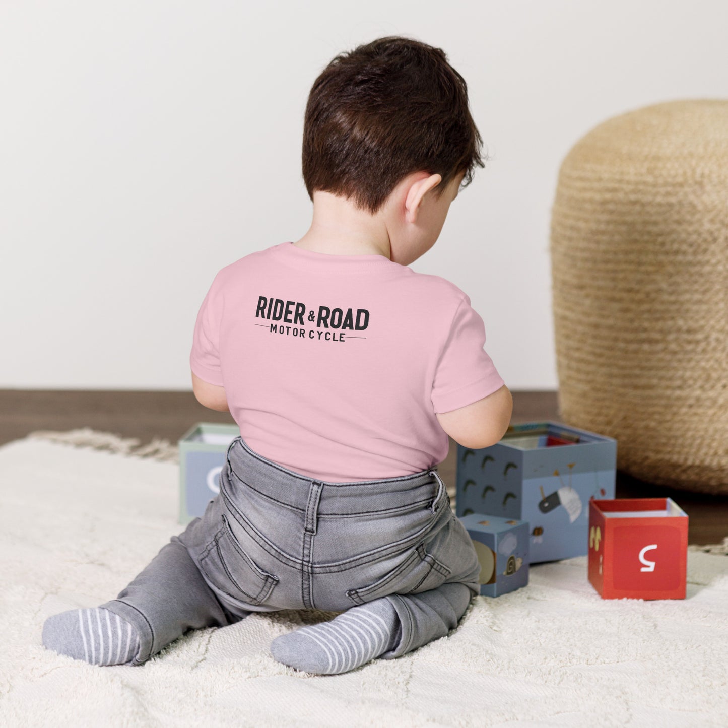 Toddler Short Sleeve Tee By Rider&Road "Baby Dog"