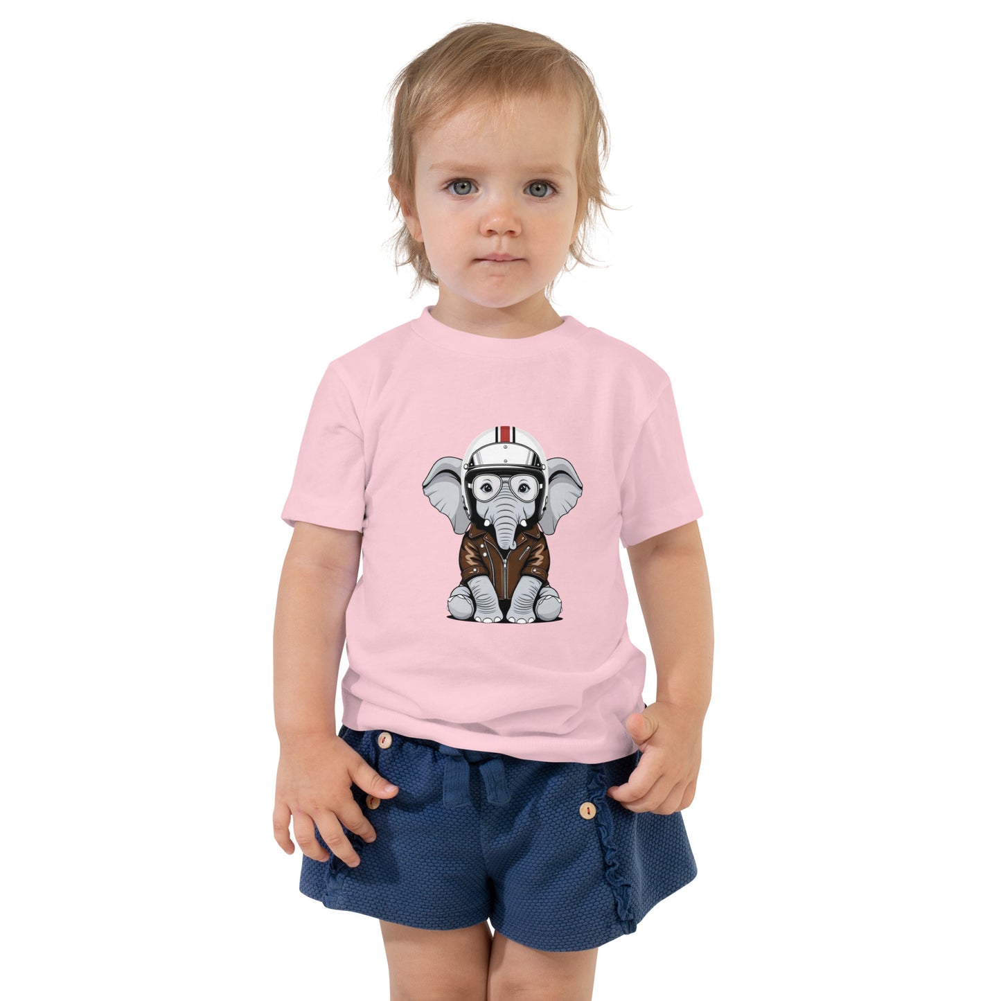 Toddler Short Sleeve Tee By Rider&Road "Baby Elephant"