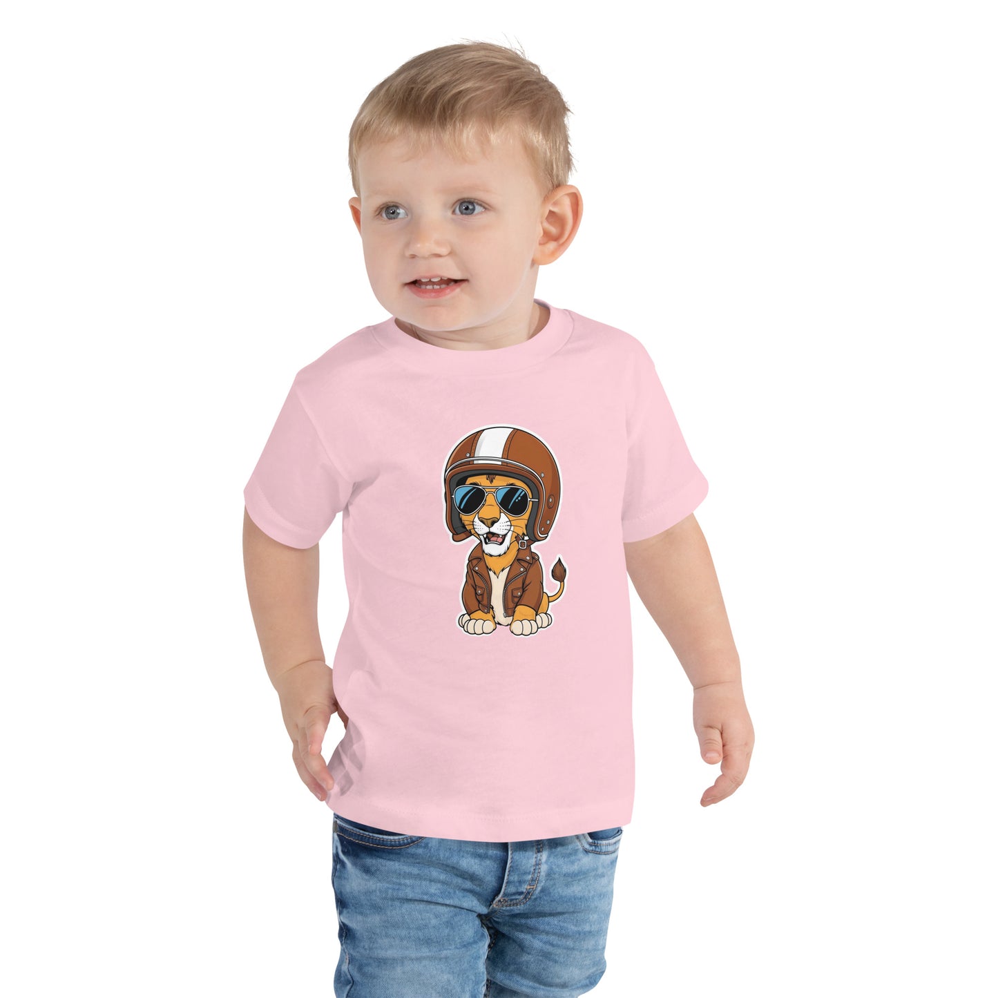Toddler Short Sleeve Tee By Rider&Road "Baby Lion"