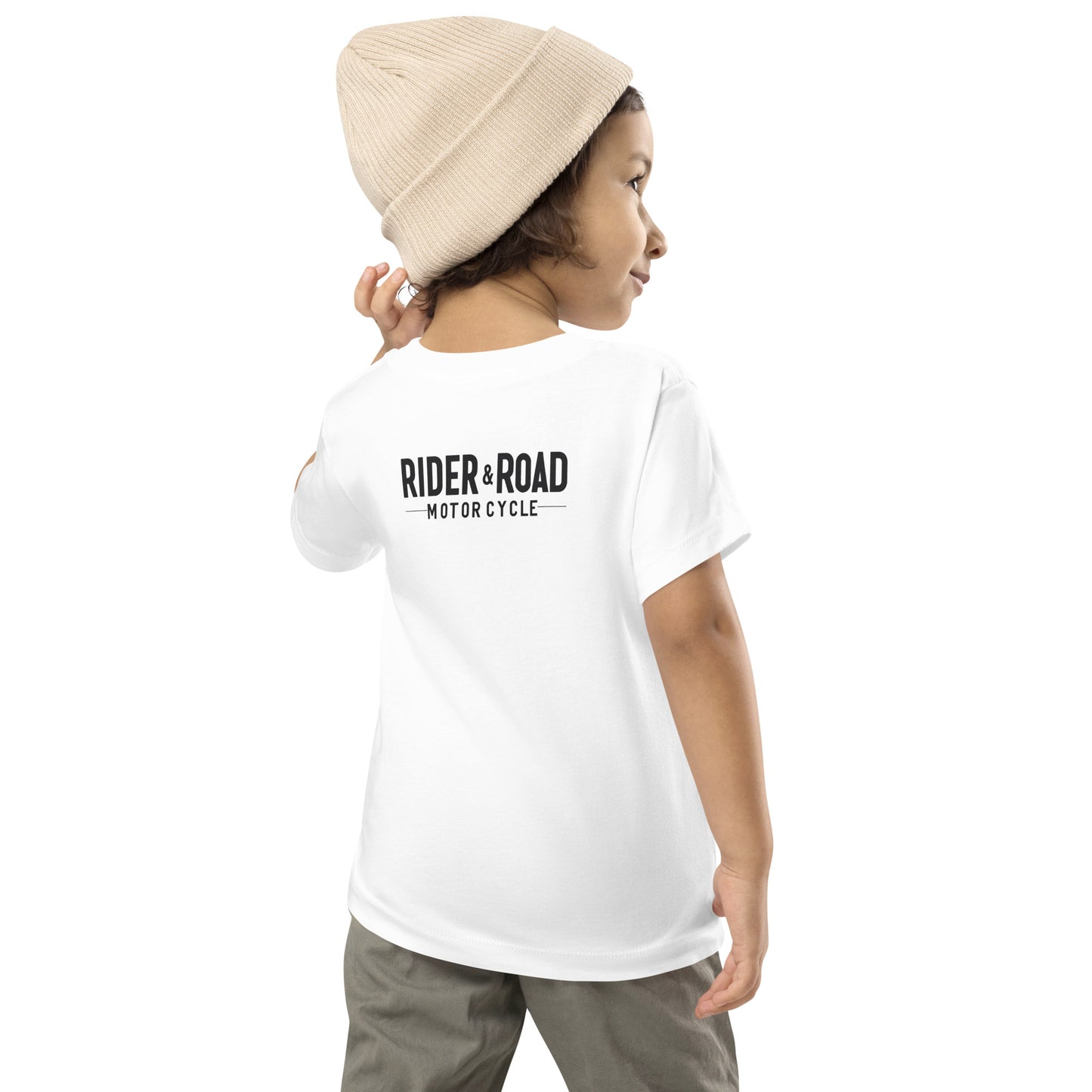 Toddler Short Sleeve Tee By Rider&Road "Baby Panda"