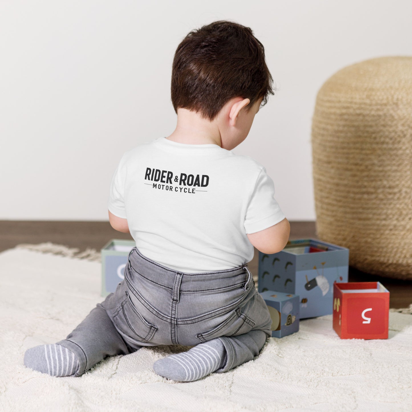 Toddler Short Sleeve Tee By Rider&Road "Baby Dog"