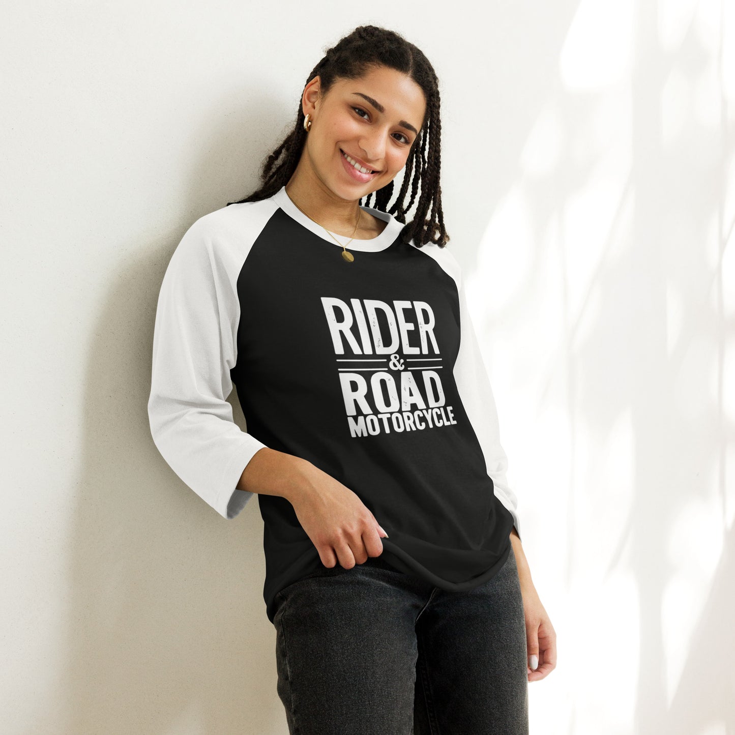 (Unisex) 3/4 sleeve raglan shirt By Rider&Road Nº4