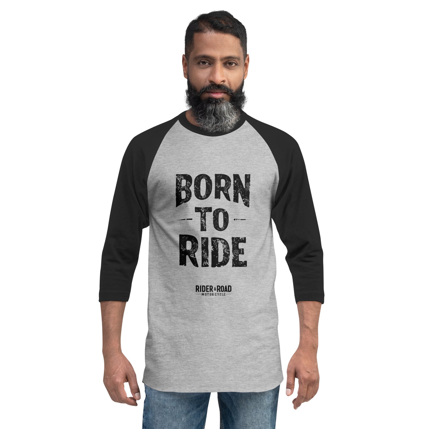 (Unisex) 3/4 sleeve raglan shirt By Rider&Road Nº2