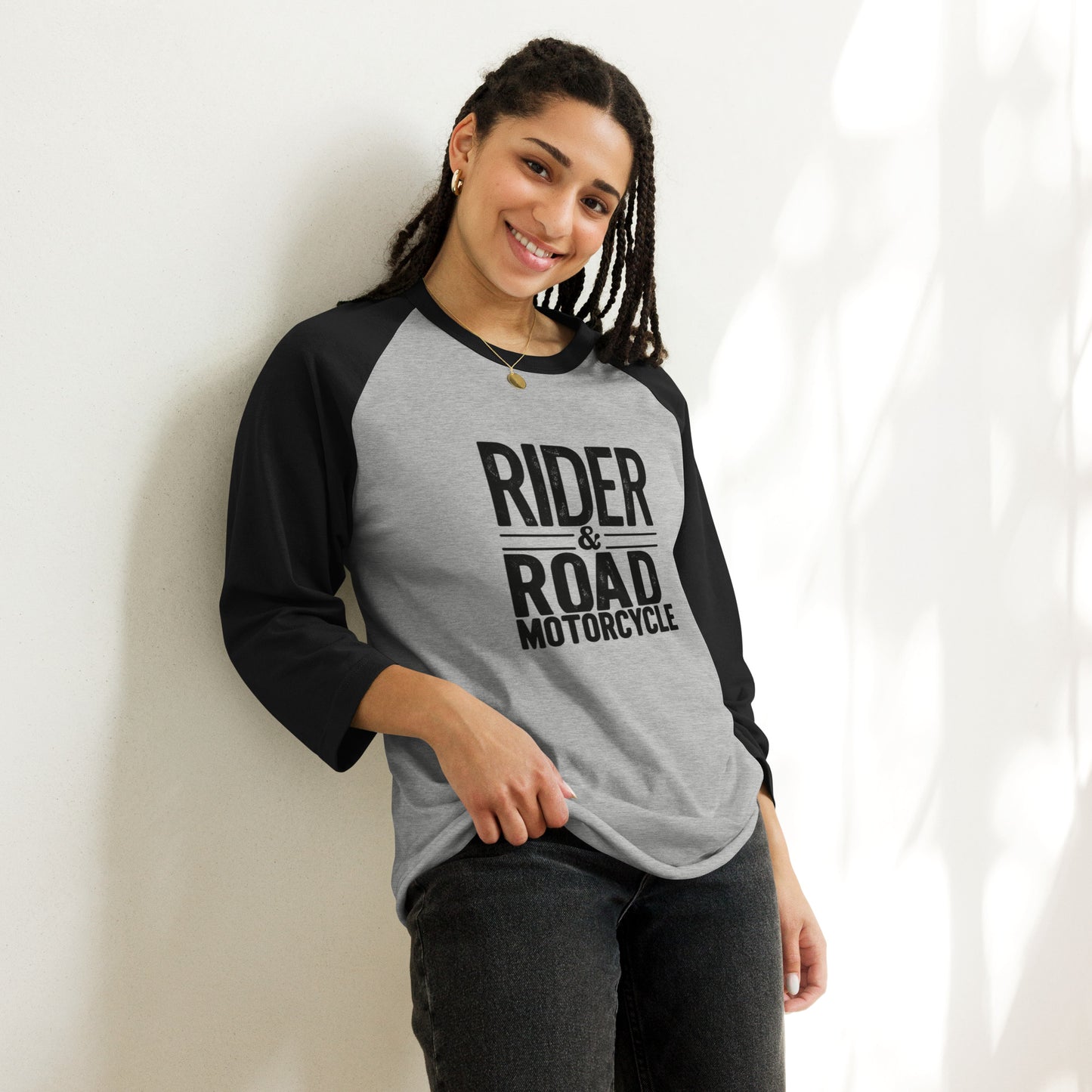 (Unisex) 3/4 sleeve raglan shirt By Rider&Road Nº5