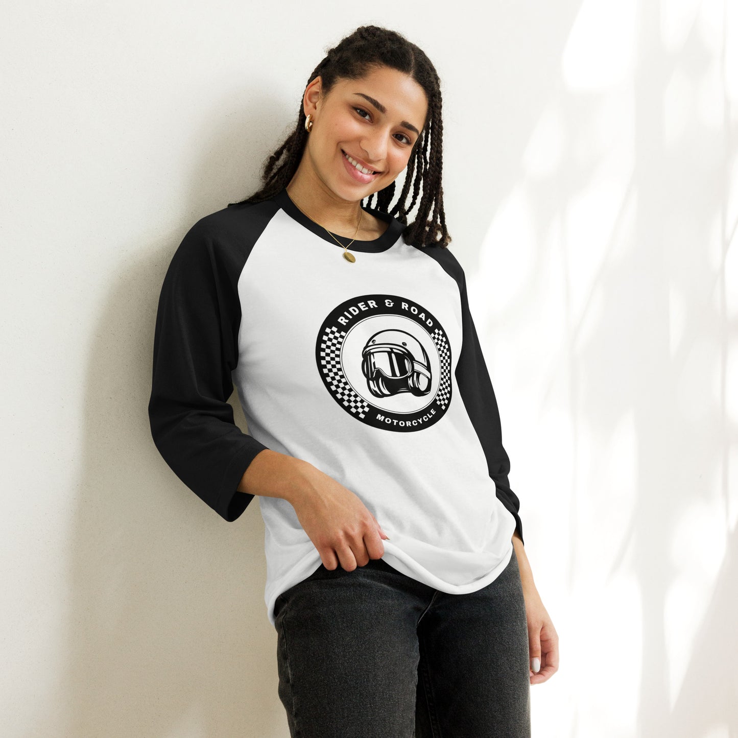 (Unisex) 3/4 sleeve raglan shirt By Rider&Road Nº1