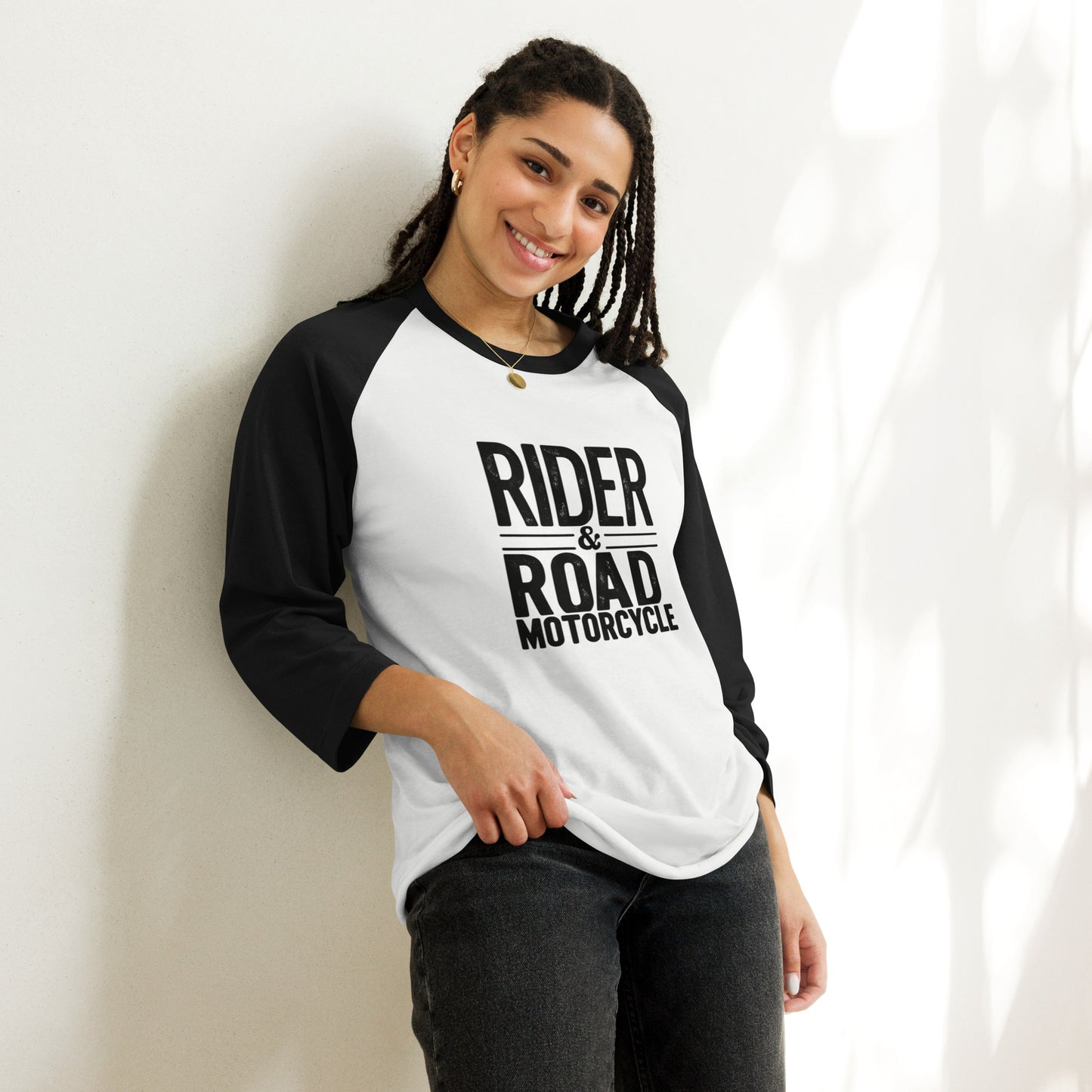 (Unisex) 3/4 sleeve raglan shirt By Rider&Road Nº5