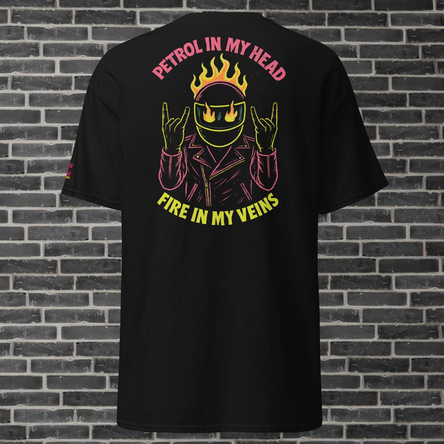 Unisex cotton t-shirt By Rider&Road "Bright pink"