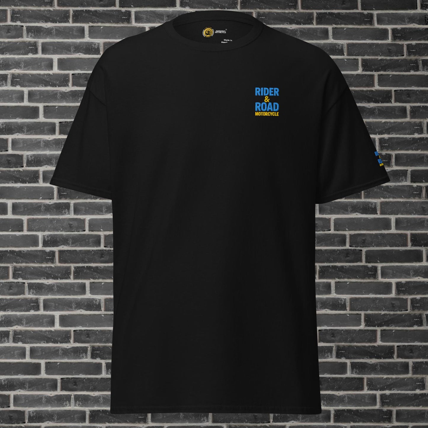 Unisex cotton t-shirt By Rider&Road "Midnight"