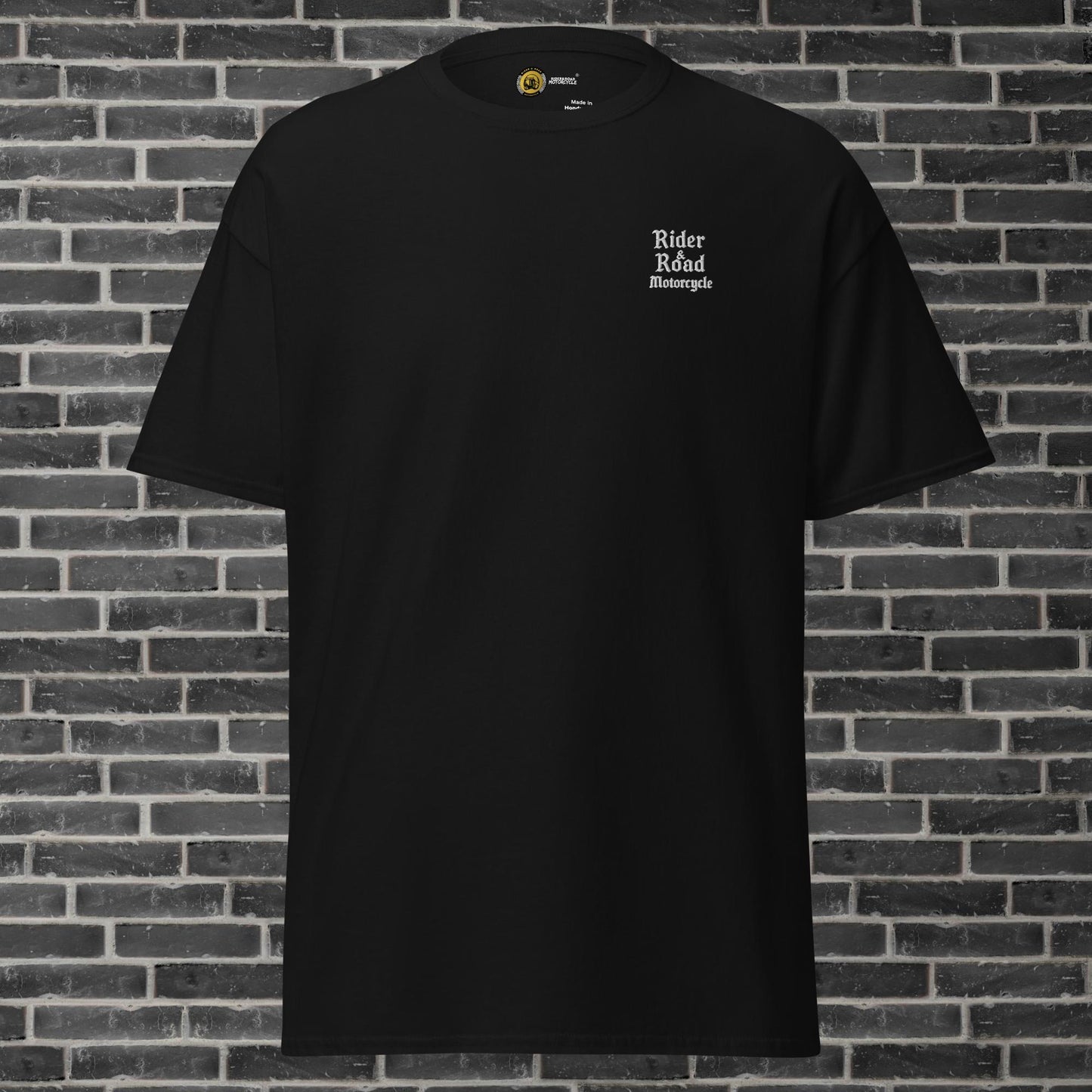 Unisex cotton t-shirt By Rider&Road "Never Look Back"