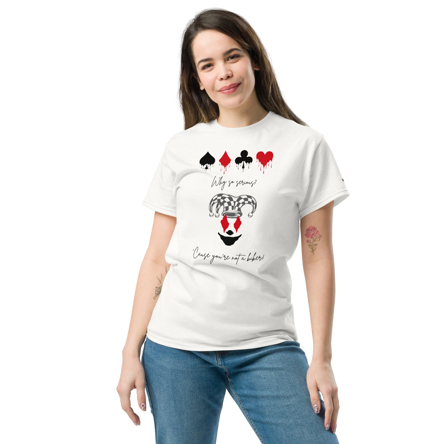 Women's cotton t-shirt By Rider&Road "Serious"