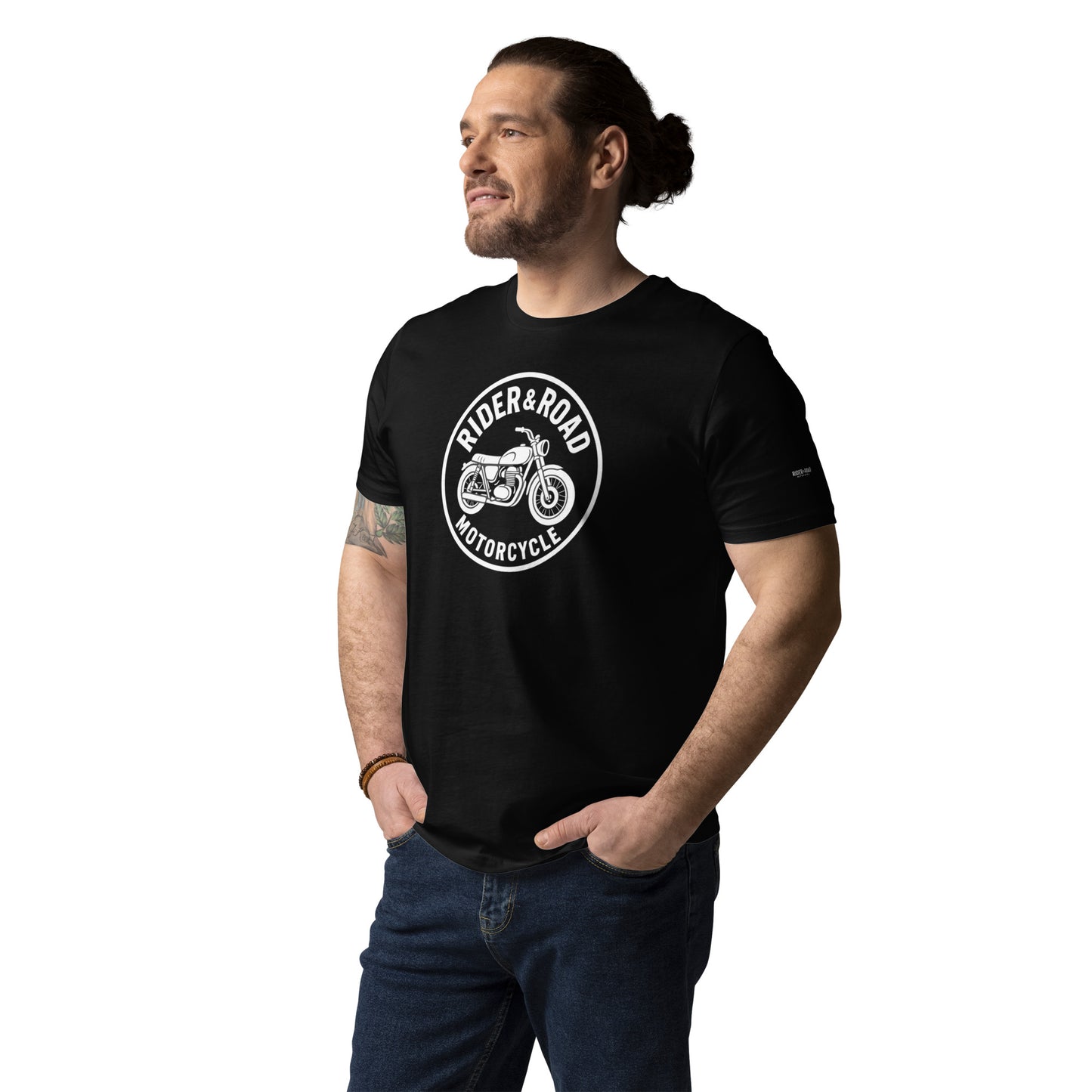 Men's cotton t-shirt By Rider&Road "Chasing Horizons"
