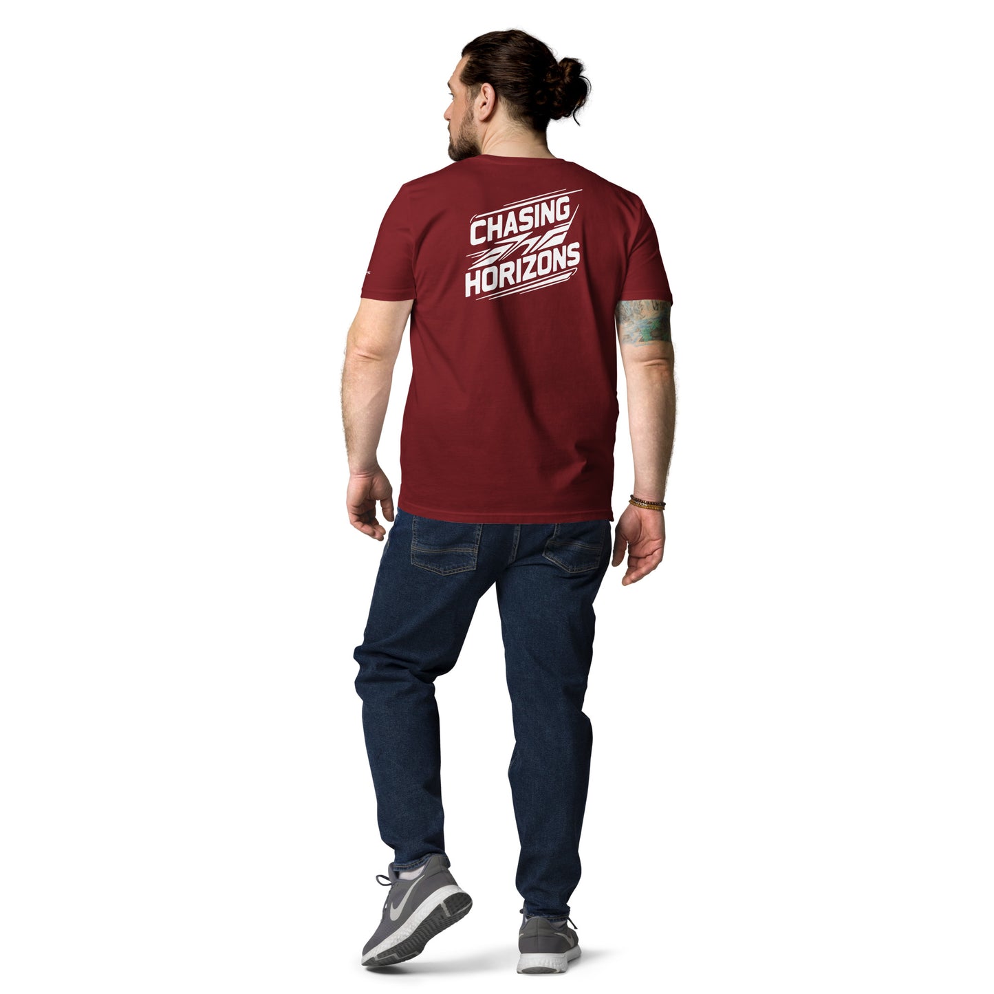 Men's cotton t-shirt By Rider&Road "Chasing Horizons"
