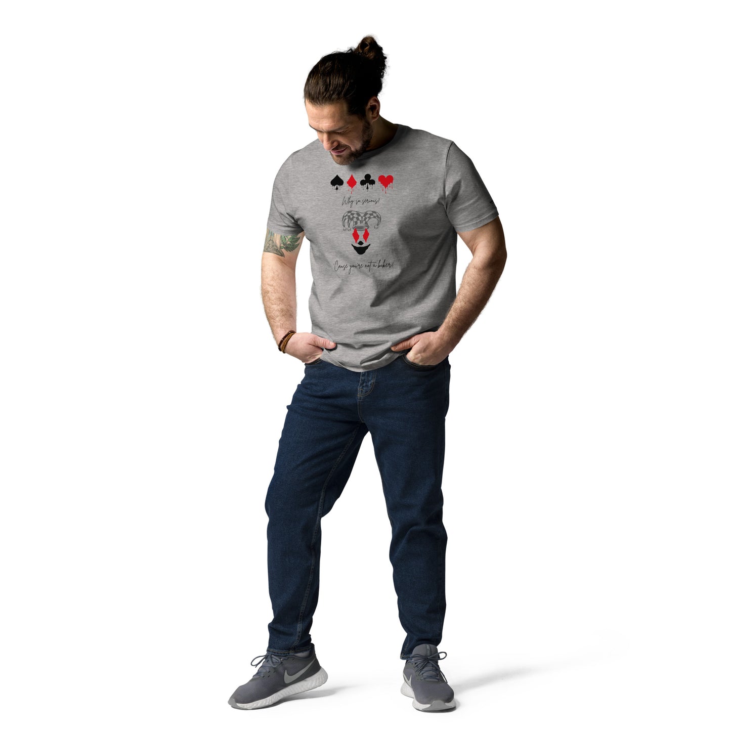 Men's cotton t-shirt By Rider&Road "Serious"