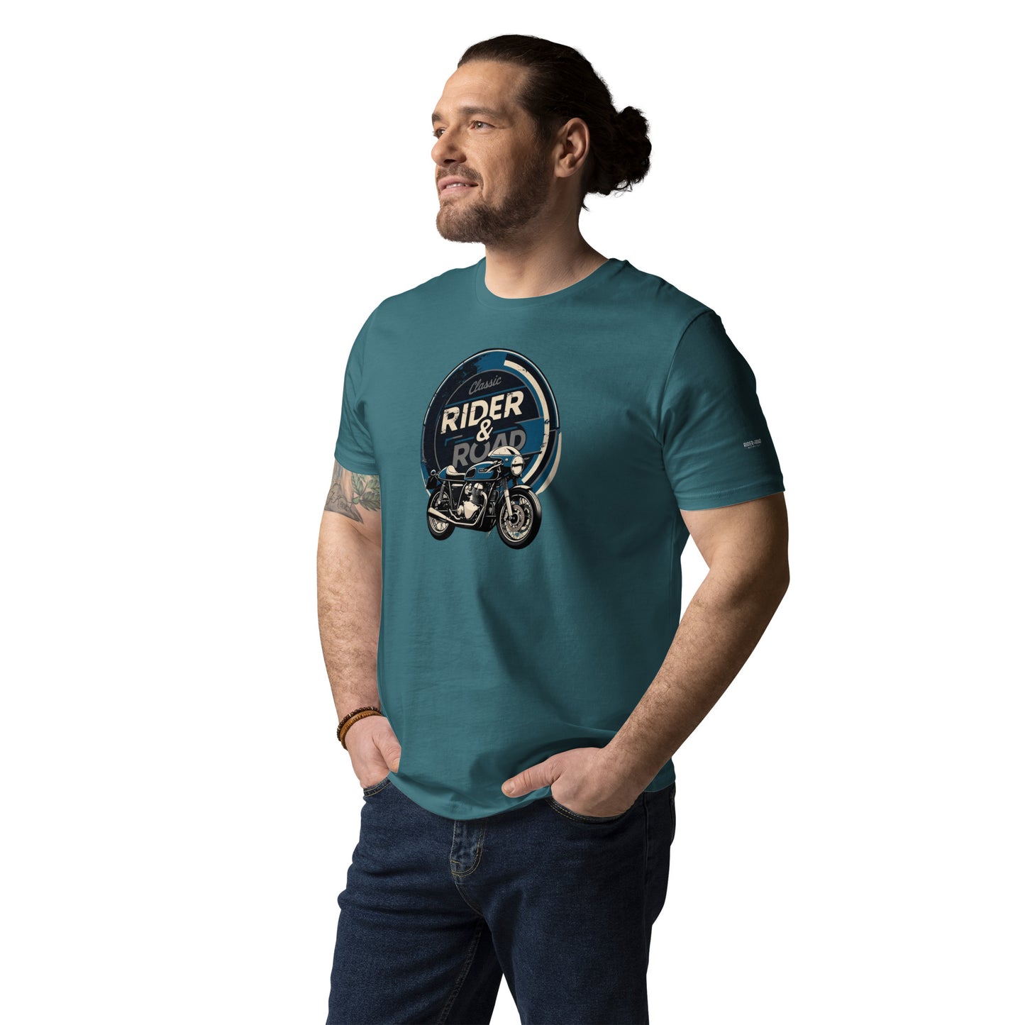 Men's cotton t-shirt By Rider&Road "Rider&Road Classic"