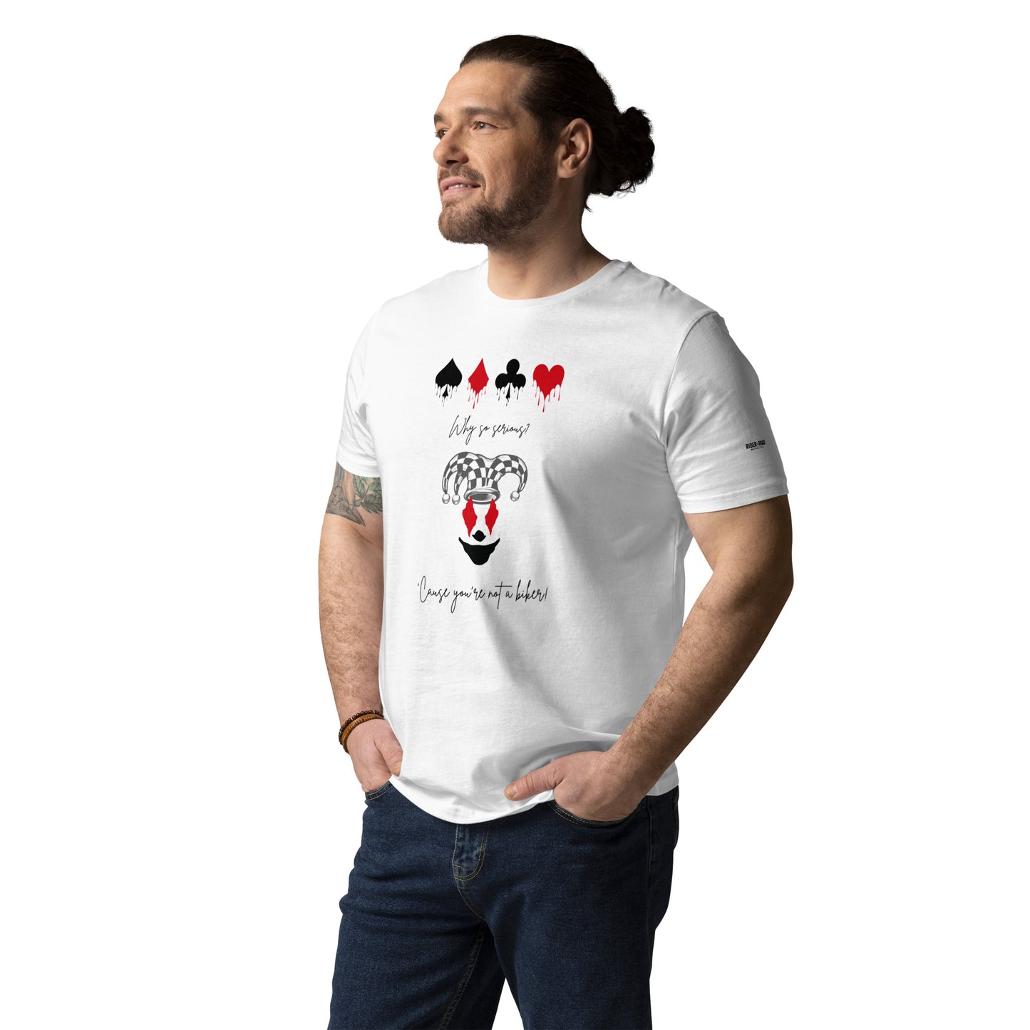 Men's cotton t-shirt By Rider&Road "Serious"