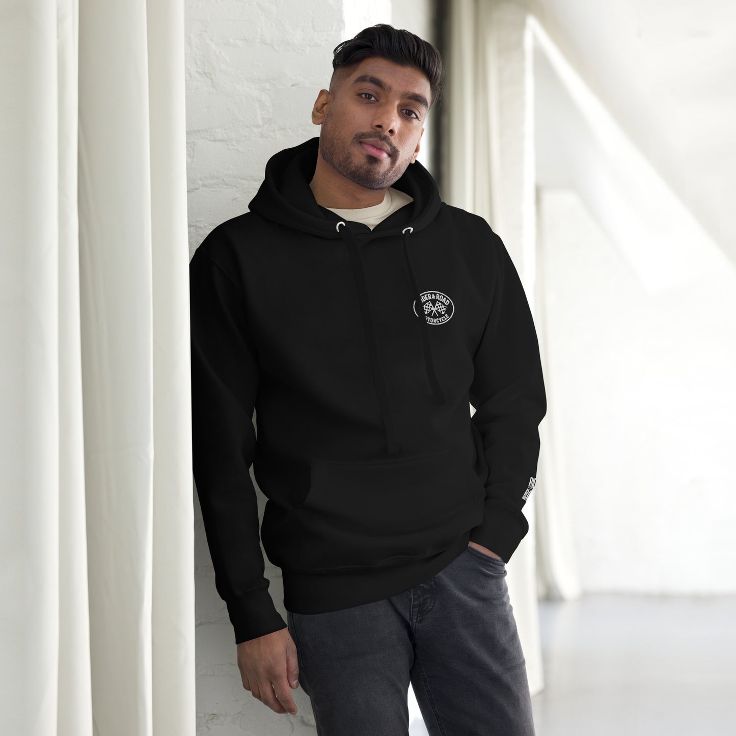 Men's hoodie By Rider&Road "Skull"