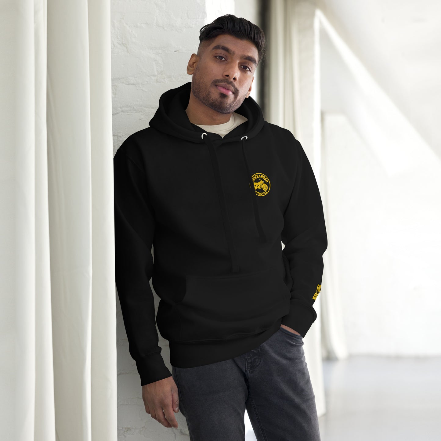 Men's hoodie By Rider&Road "Spark of life"