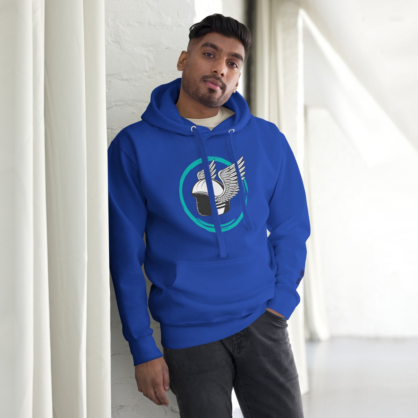 Men's hoodie By Rider&Road "Wings"