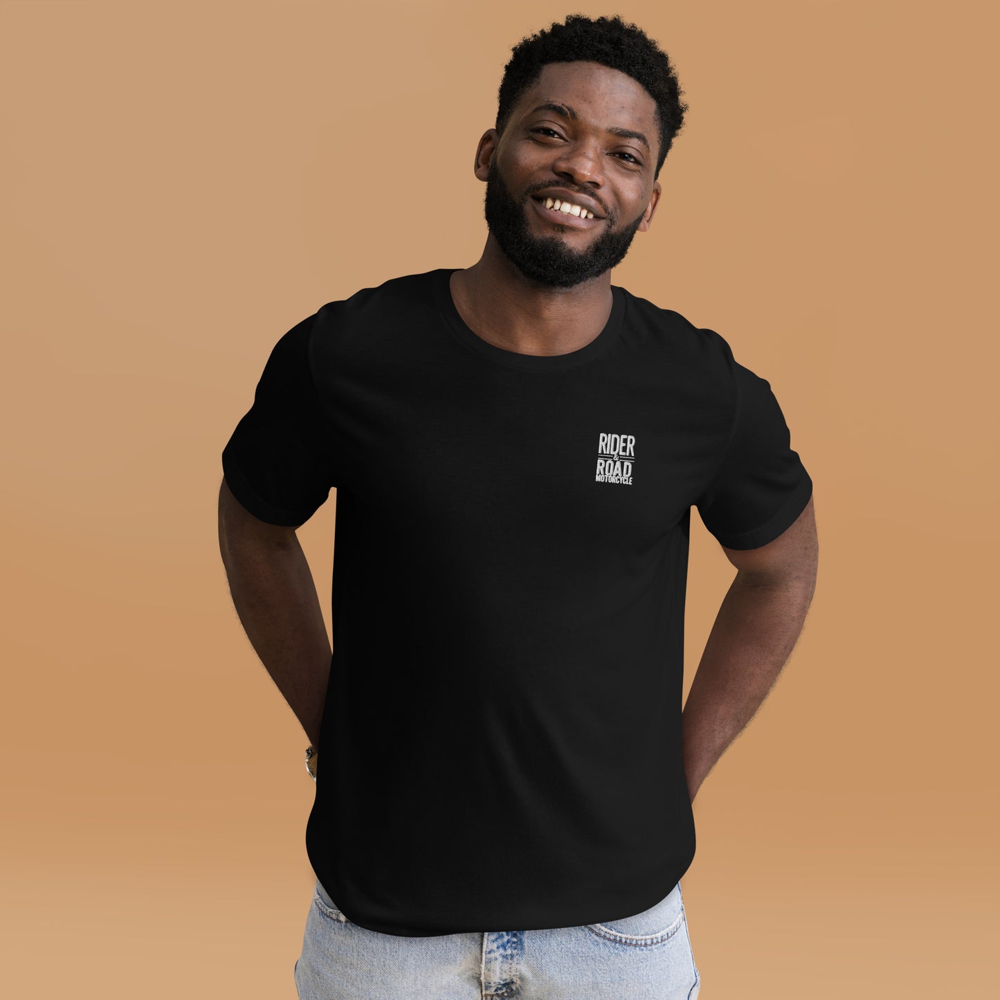 Men's cotton t-shirt By Rider&Road "Born To Ride"