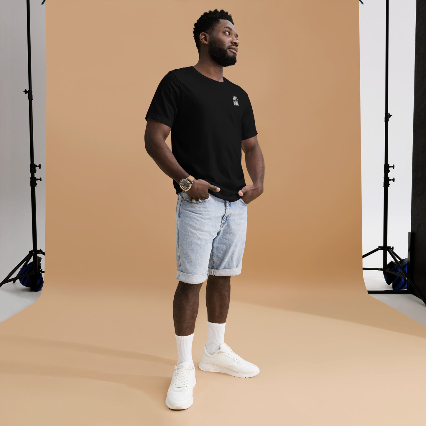 Men's cotton t-shirt By Rider&Road "Born To Ride"