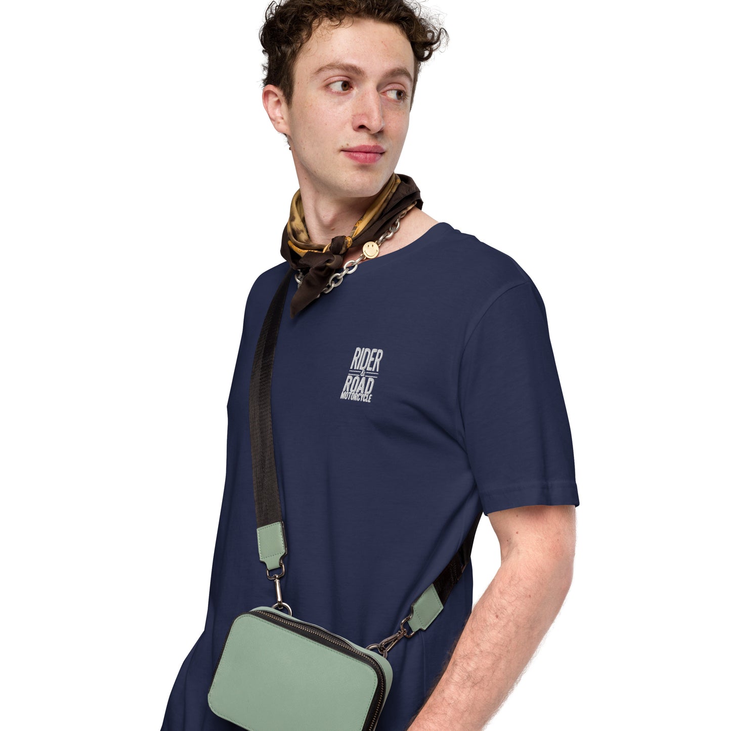 Men's cotton t-shirt By Rider&Road "Born To Ride"
