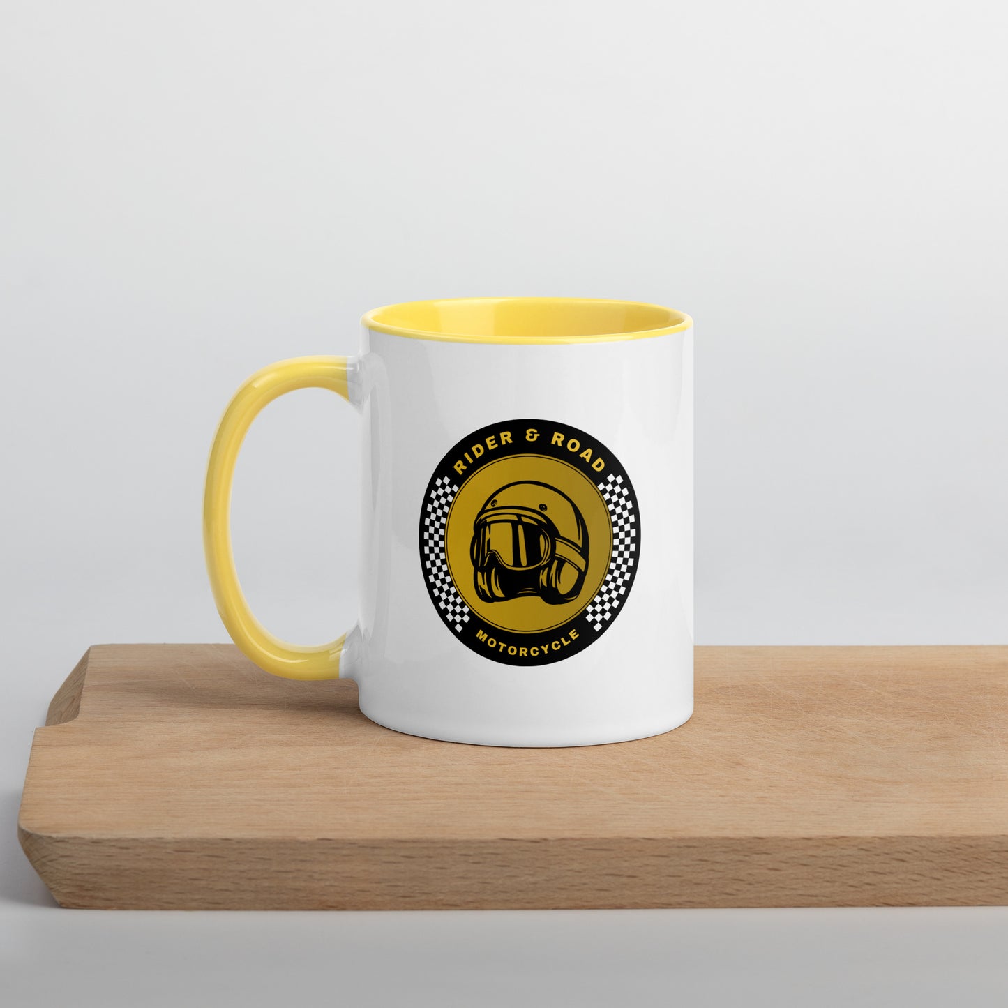 Mug By Rider&Road - Golden Yellow & White