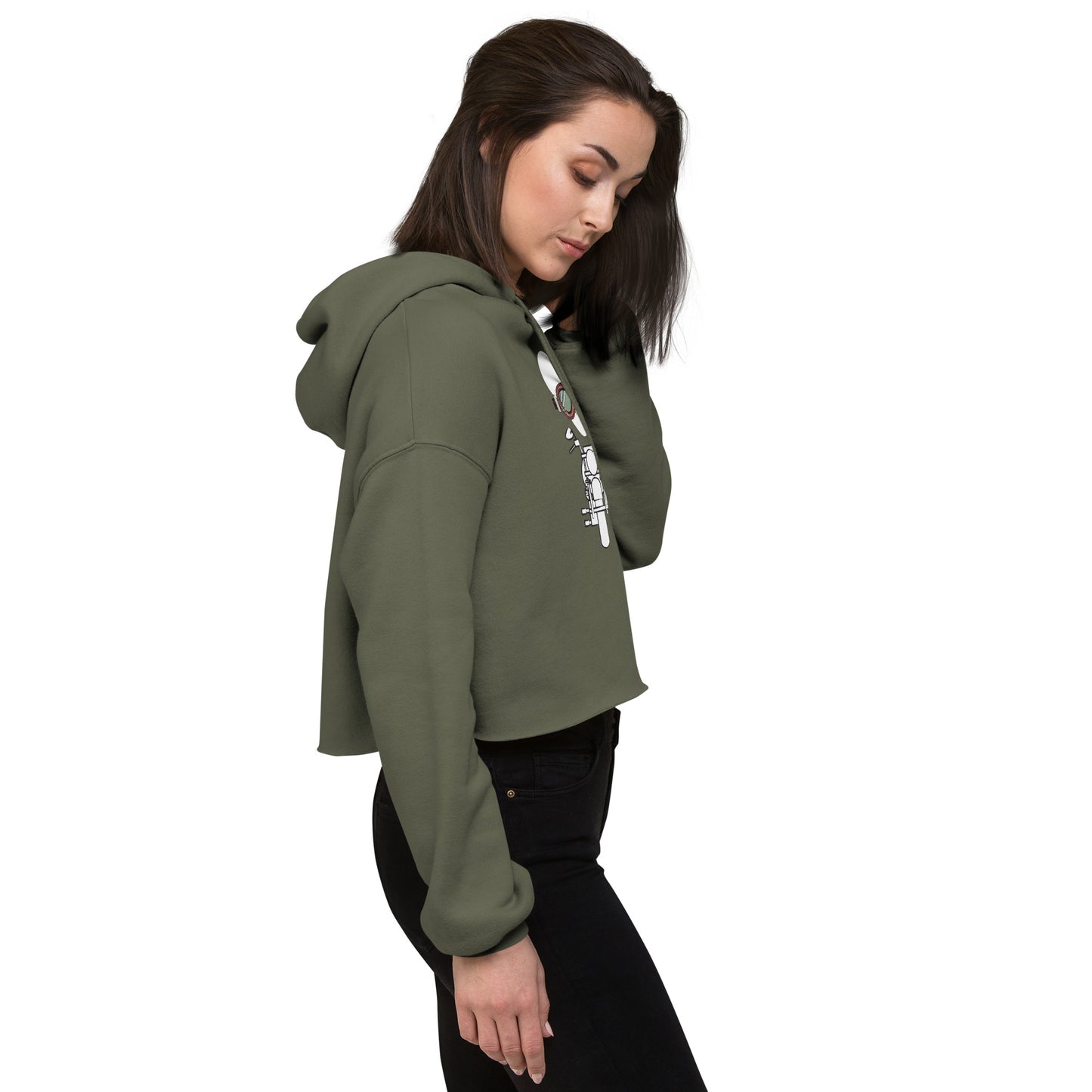 Crop Hoodie By Rider&Road Nº2