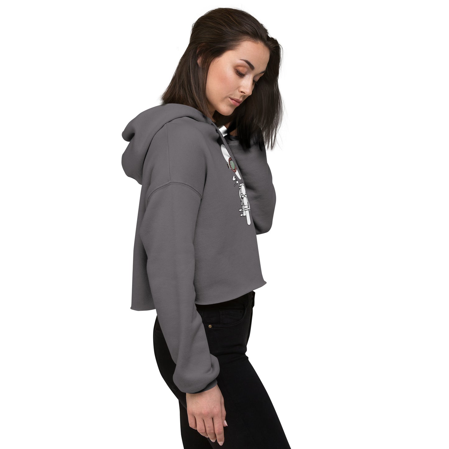 Crop Hoodie By Rider&Road Nº1
