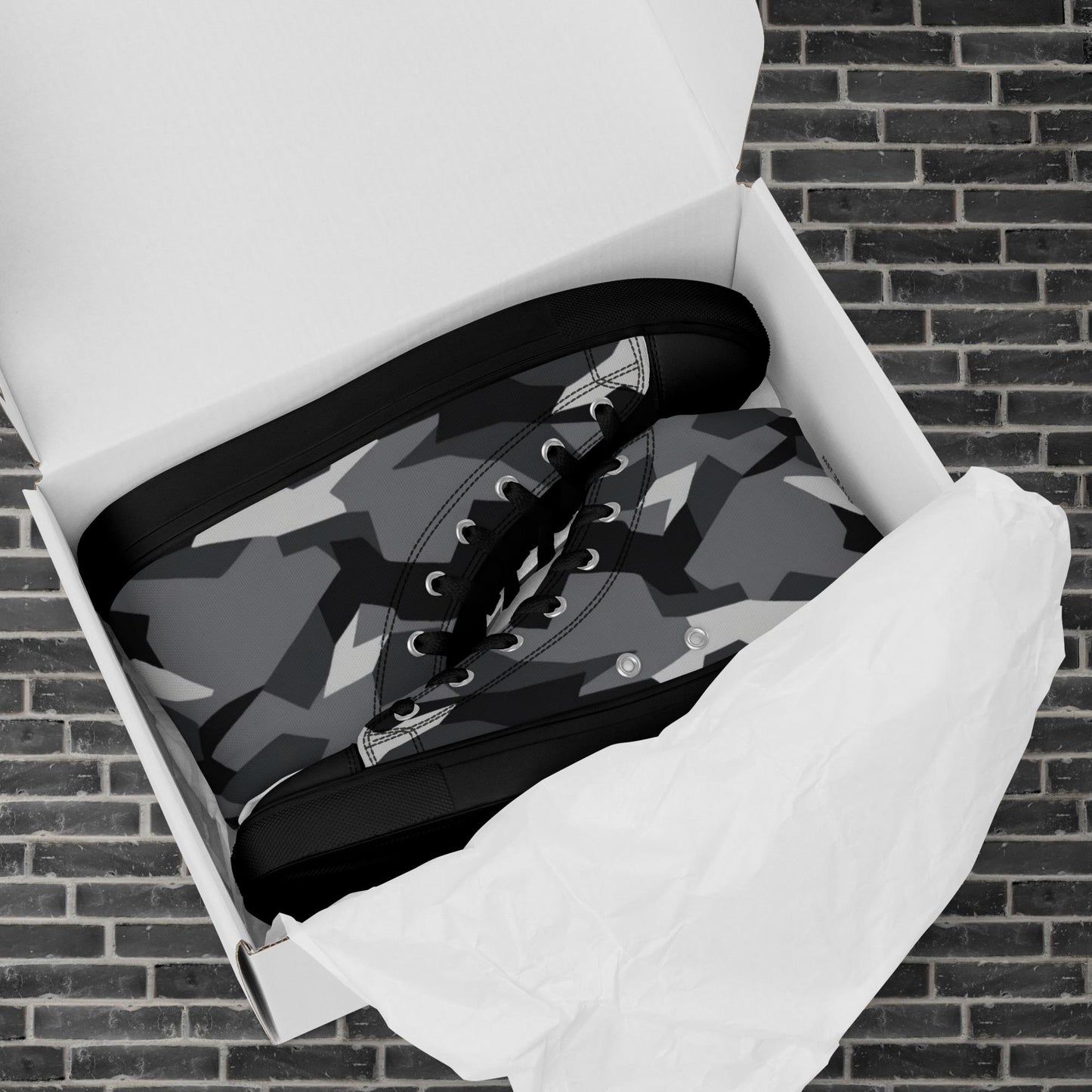 Women’s high top shoes By Rider&Road "Camo Urban"