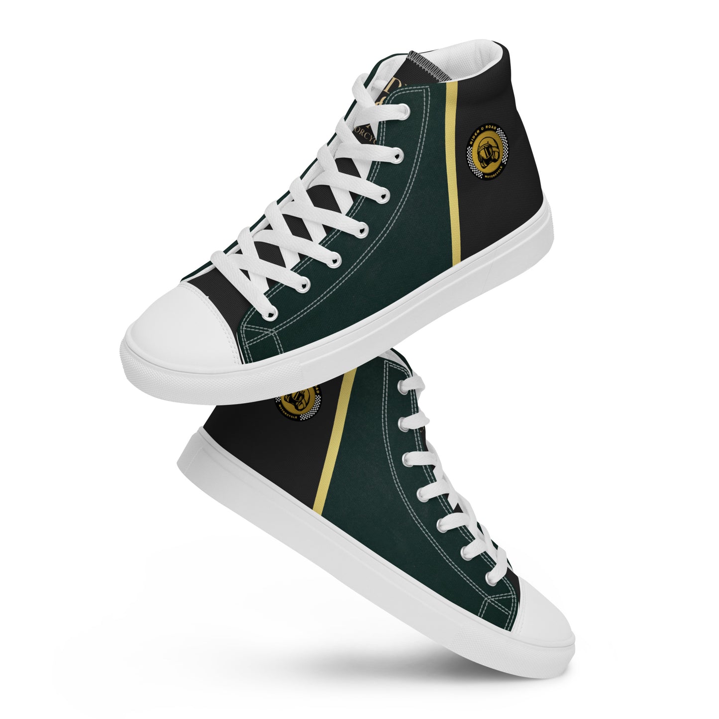 Women’s high top shoes By Rider&Road "Double Green"