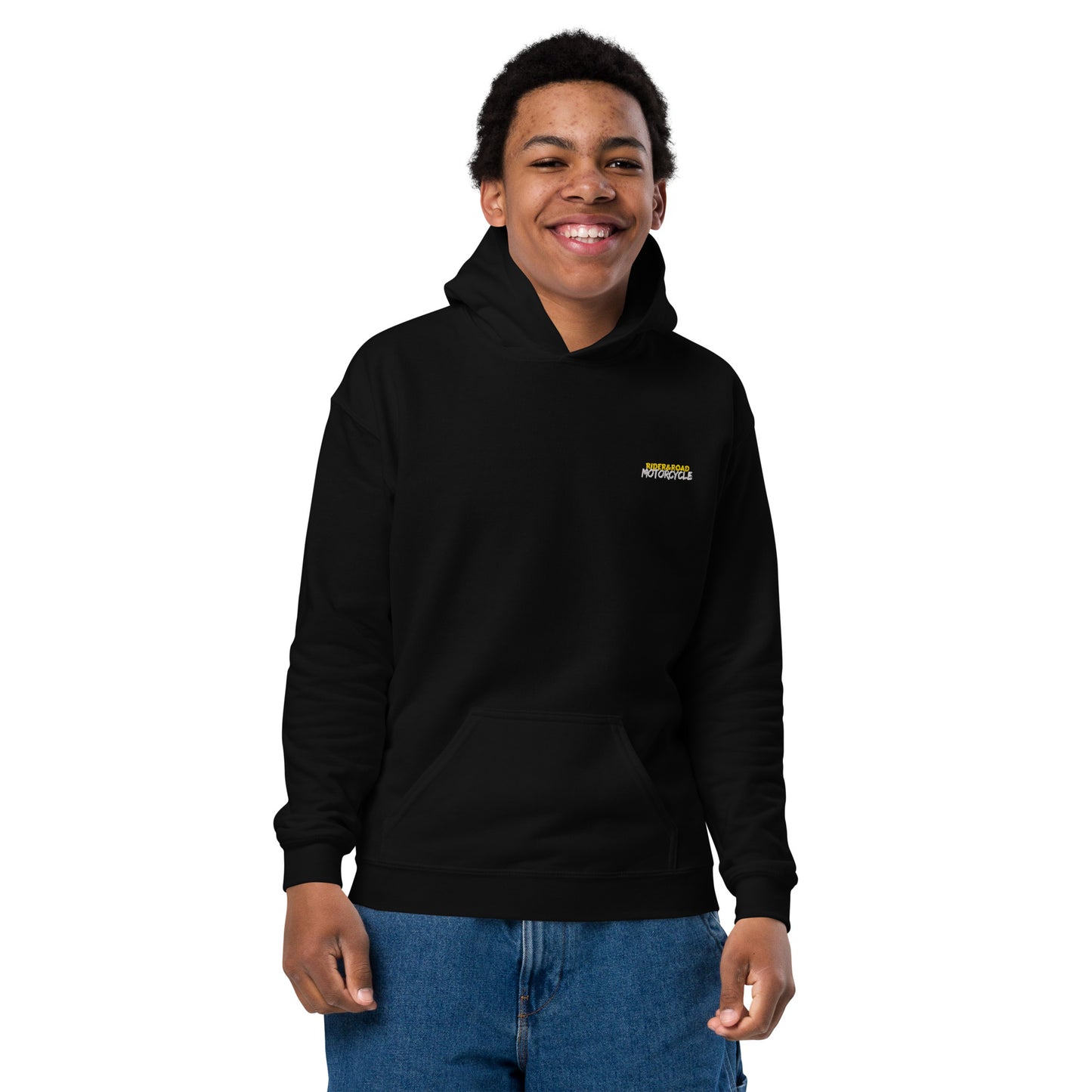 Youth heavy blend hoodie By Rider&Road "Daddy's Biker"